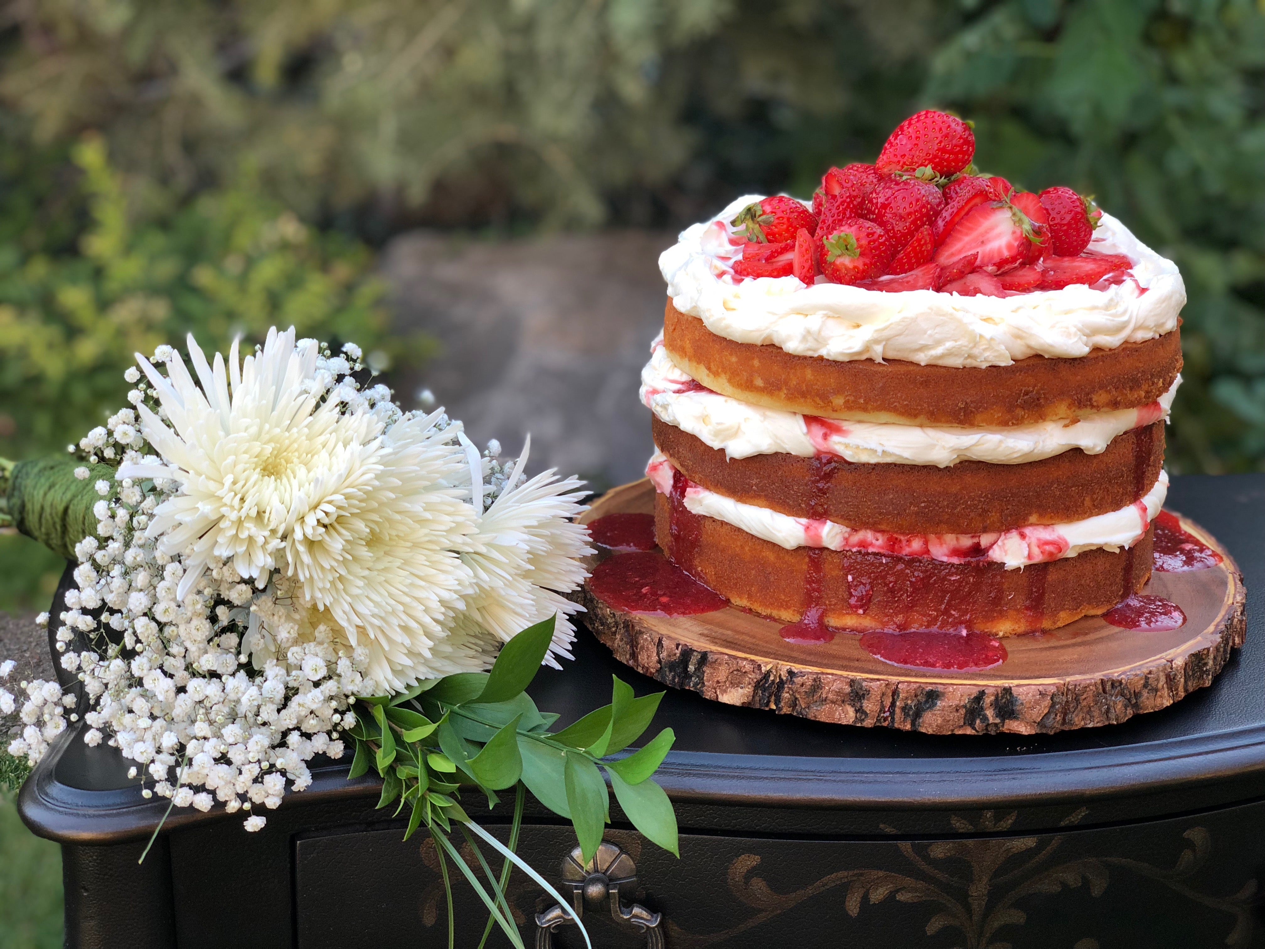 One Tier Wedding Cake The Baking Hive